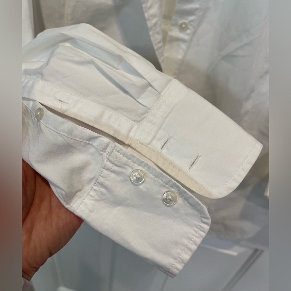 J Crew organic cotton blouse size 16 - Picture 3 of 4
